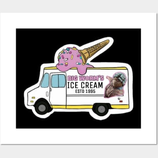 big worm's ice cream LA ESTD 1995 Posters and Art